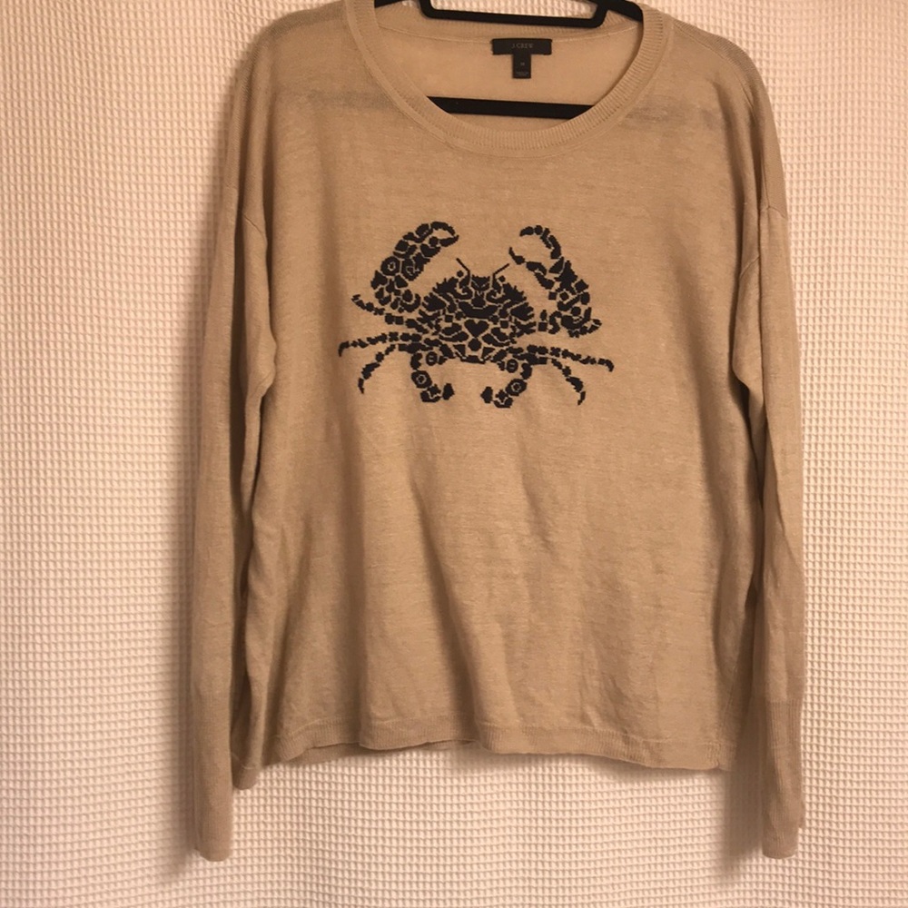 J Crew Linen Sweater